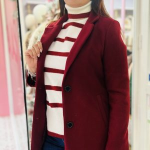 Abrigo Paño Burdeos